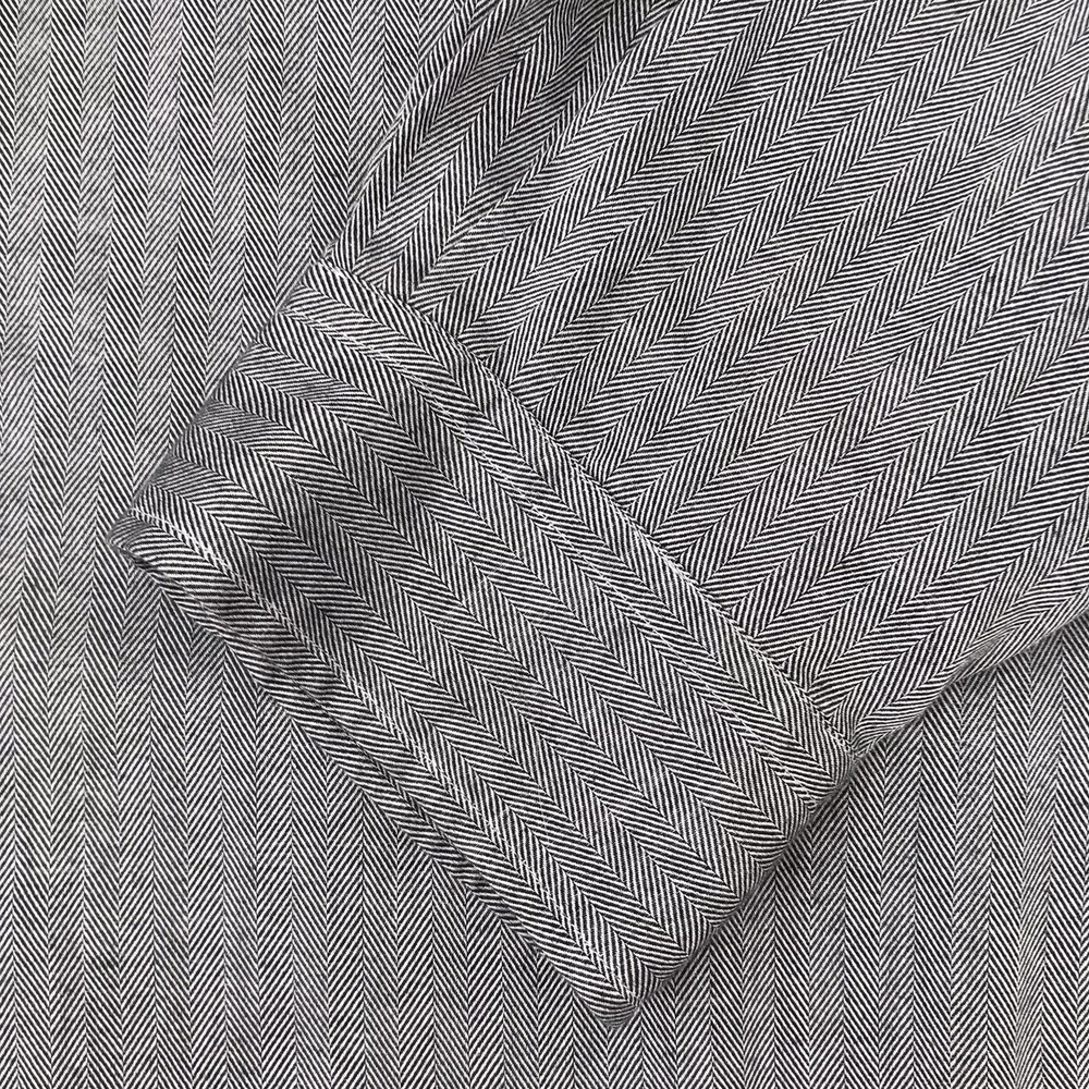 Ralph Lauren Button Down Shirt XXL Navy Herringbone Long Sleeve Pony 17.5 36/37 - Picture 6 of 10